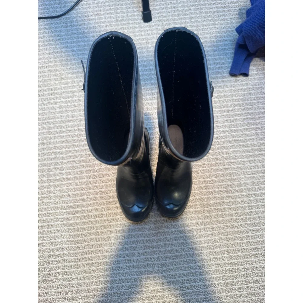 Hunter‎ Kids Original First Classic Rain Boots Black Matte Waterproof 13/1 2G